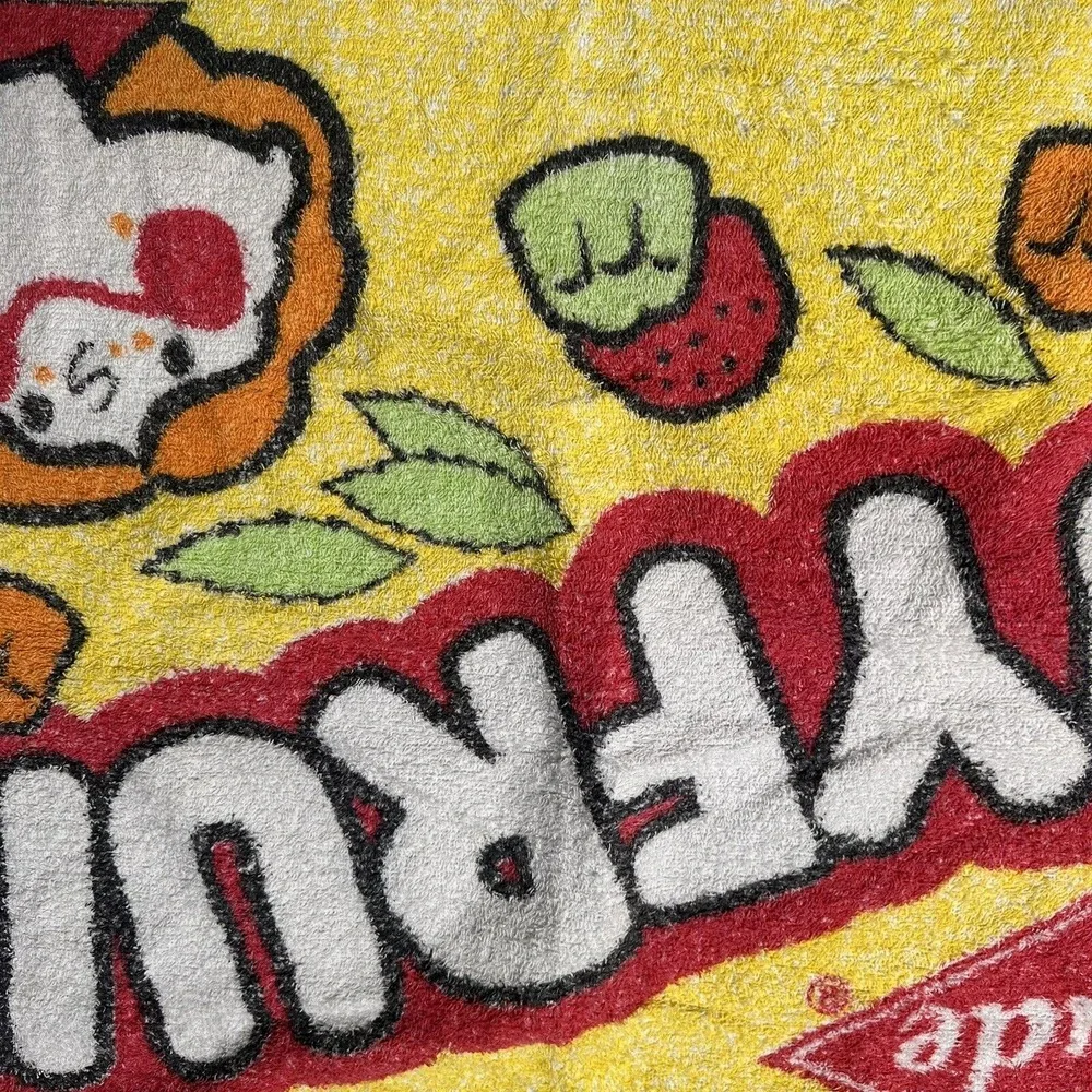 Vintage Jujyfruits Beach Towel‎ Advertising RA Briggs Made USA 27x56